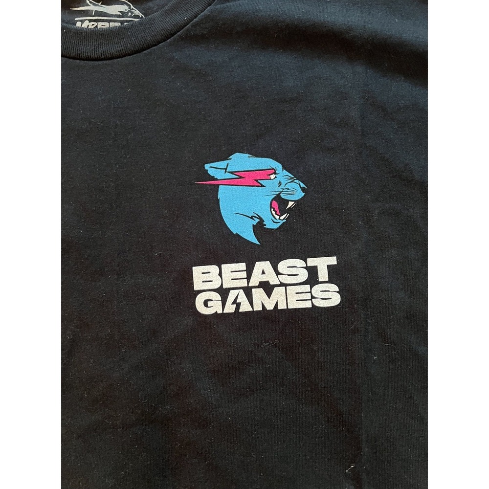 Mr. Beast-BEAST GAMES Tshirt Unisex - 2XL- Hard To Find! (a30)